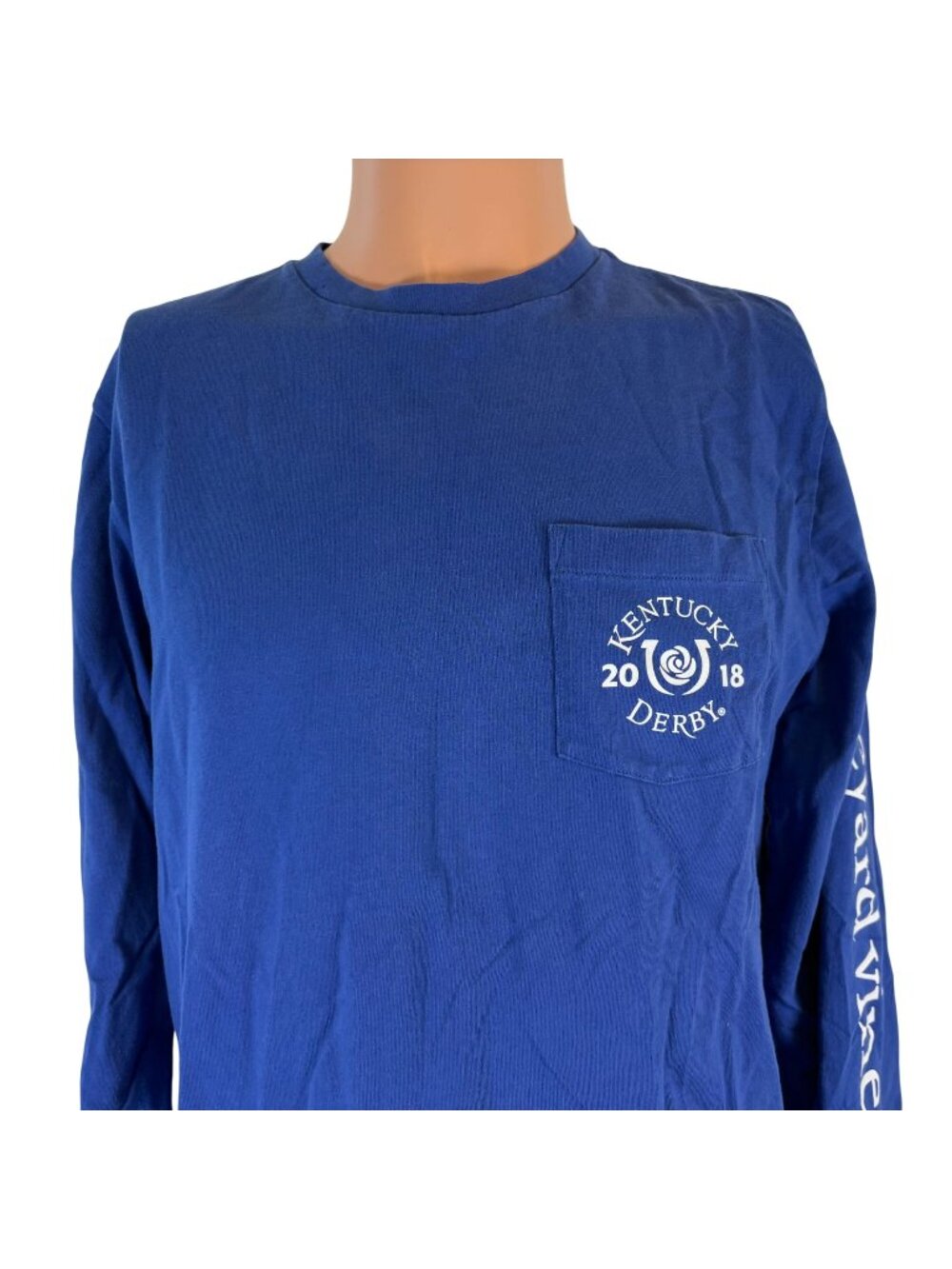 Vineyard Vines Kentucky Derby T Shirt Mens Size S Blue Churchill Downs 2018